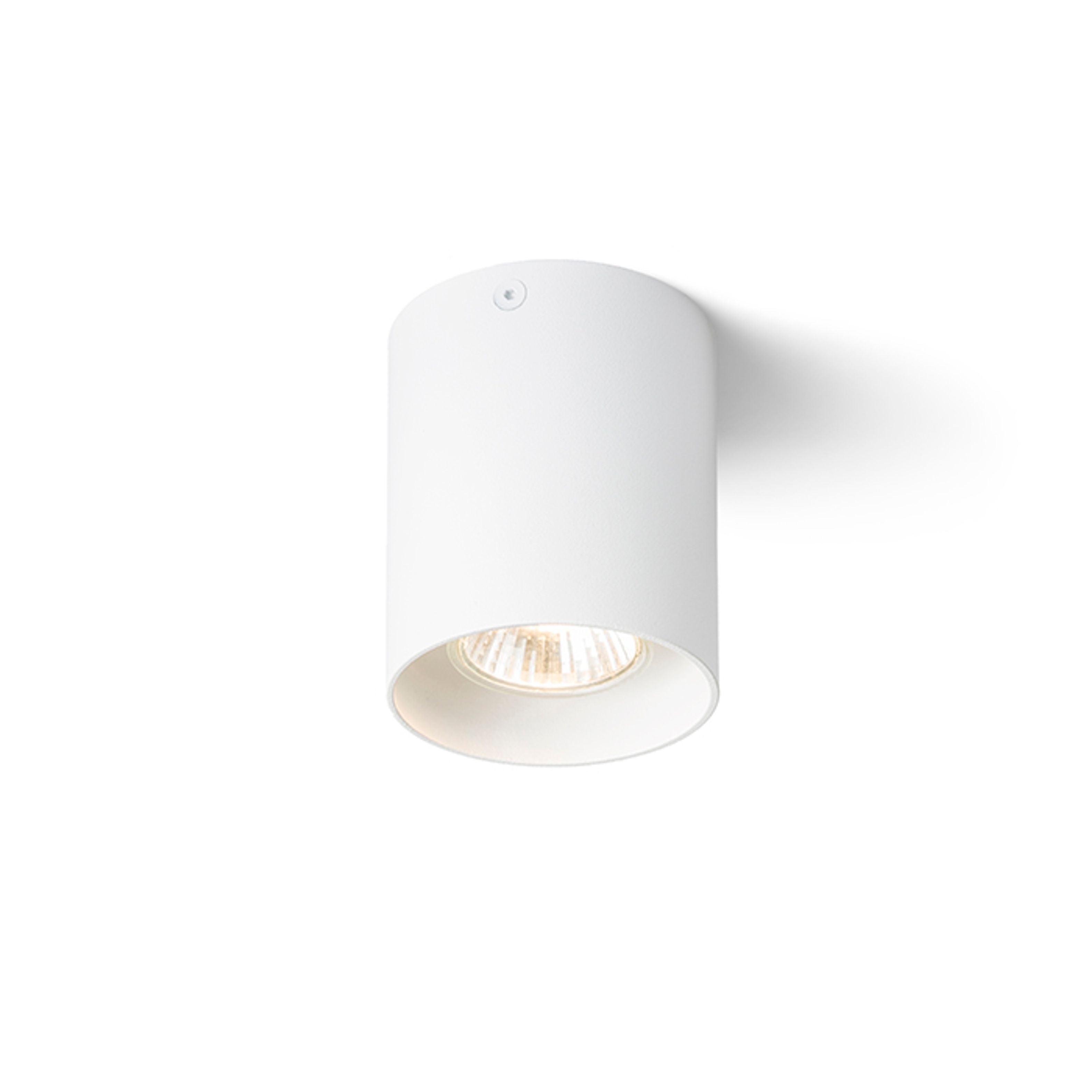 Corp de iluminat cilindru de tavan pentru becuri reflectorizante cu fasung GU10 fără înclinare, MANTOVA I alb mat 230V LED 7W
