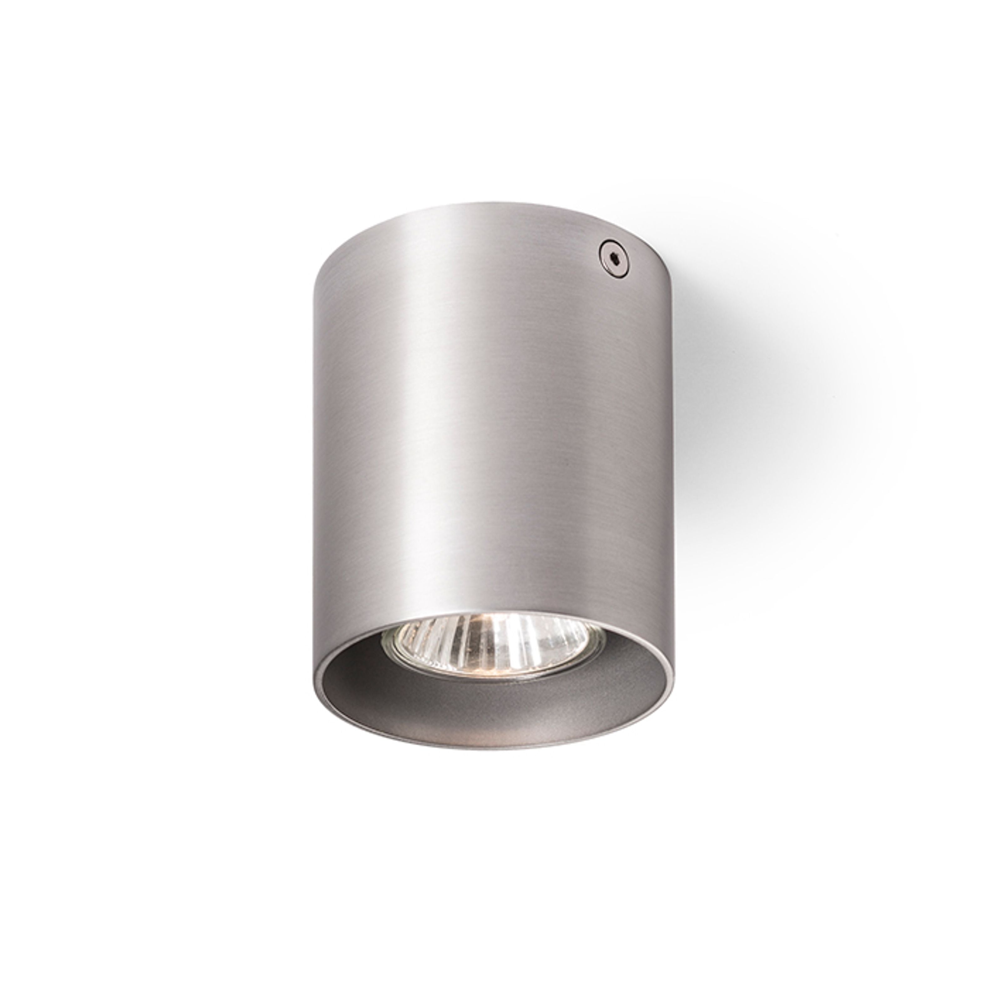 Corp de iluminat cilindru de tavan pentru becuri reflectorizante cu fasung GU10 fără înclinare, MANTOVA I aluminiu 230V LED 7W