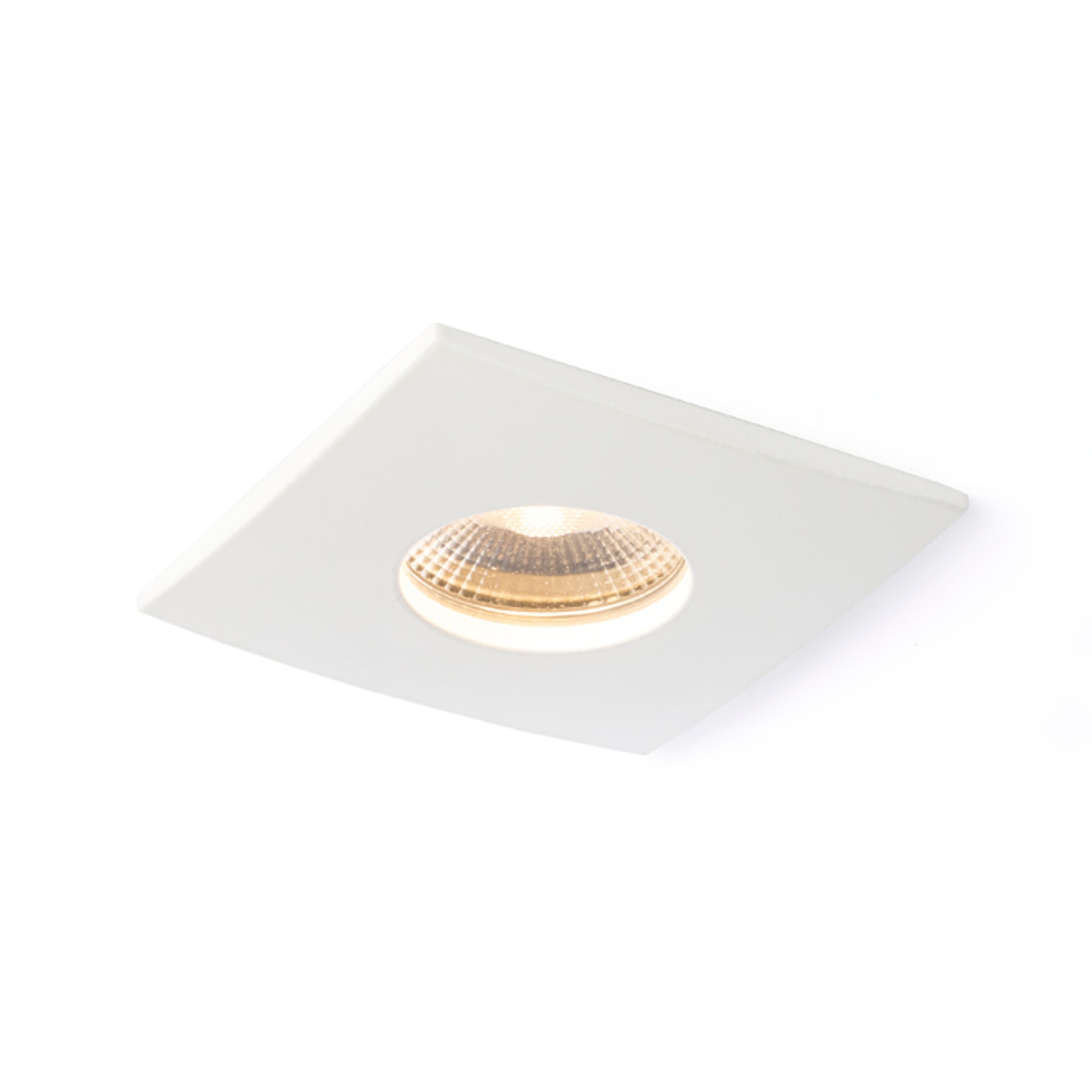 Corp de iluminat cu LED încastrat din aluminiu potrivit pentru medii umede în mai multe variante de, WATERBOY SQ alb mat 230V 10W 40° IP65 3000K