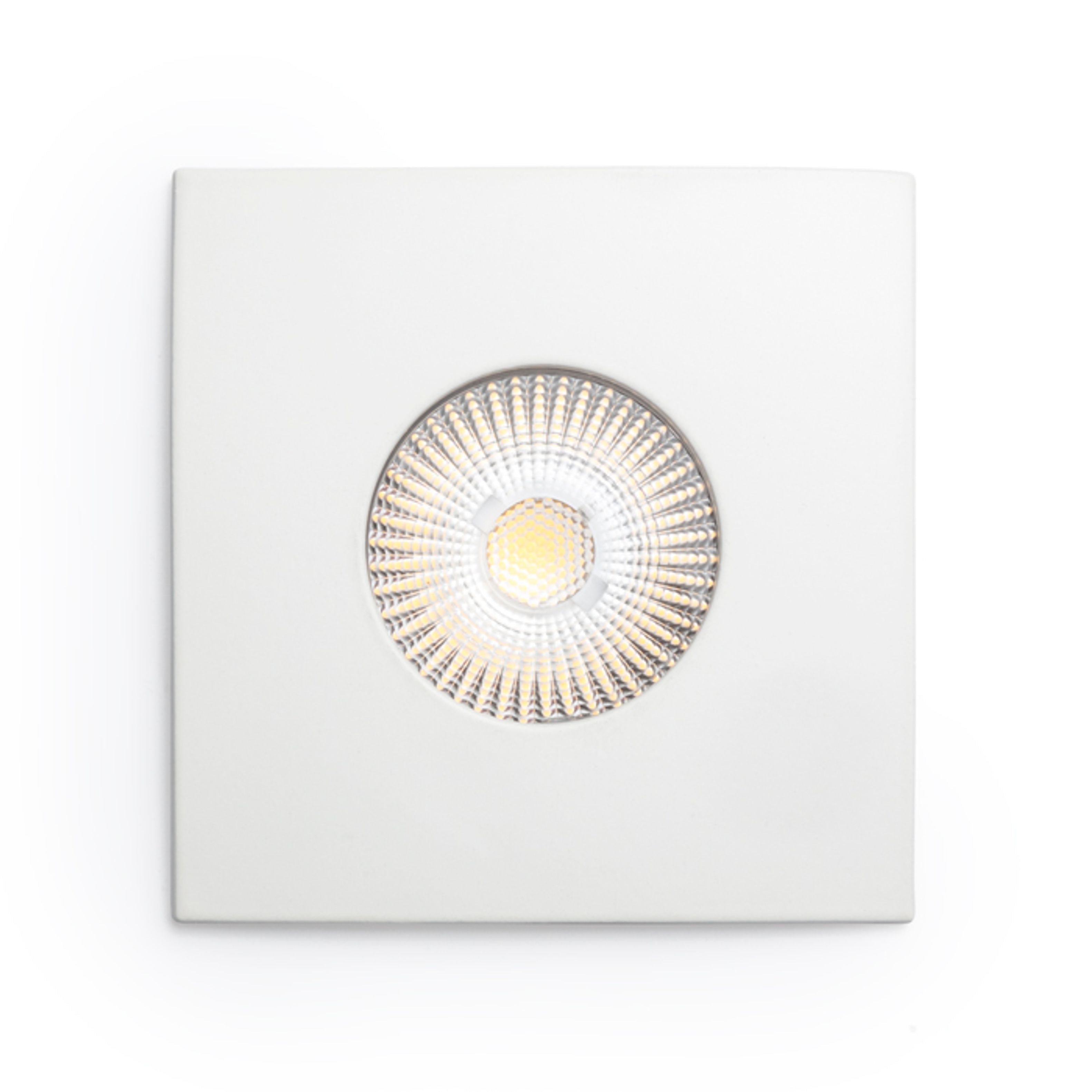 Corp de iluminat cu LED încastrat din aluminiu potrivit pentru medii umede în mai multe variante de, WATERBOY SQ alb mat 230V 10W 40° IP65 3000K