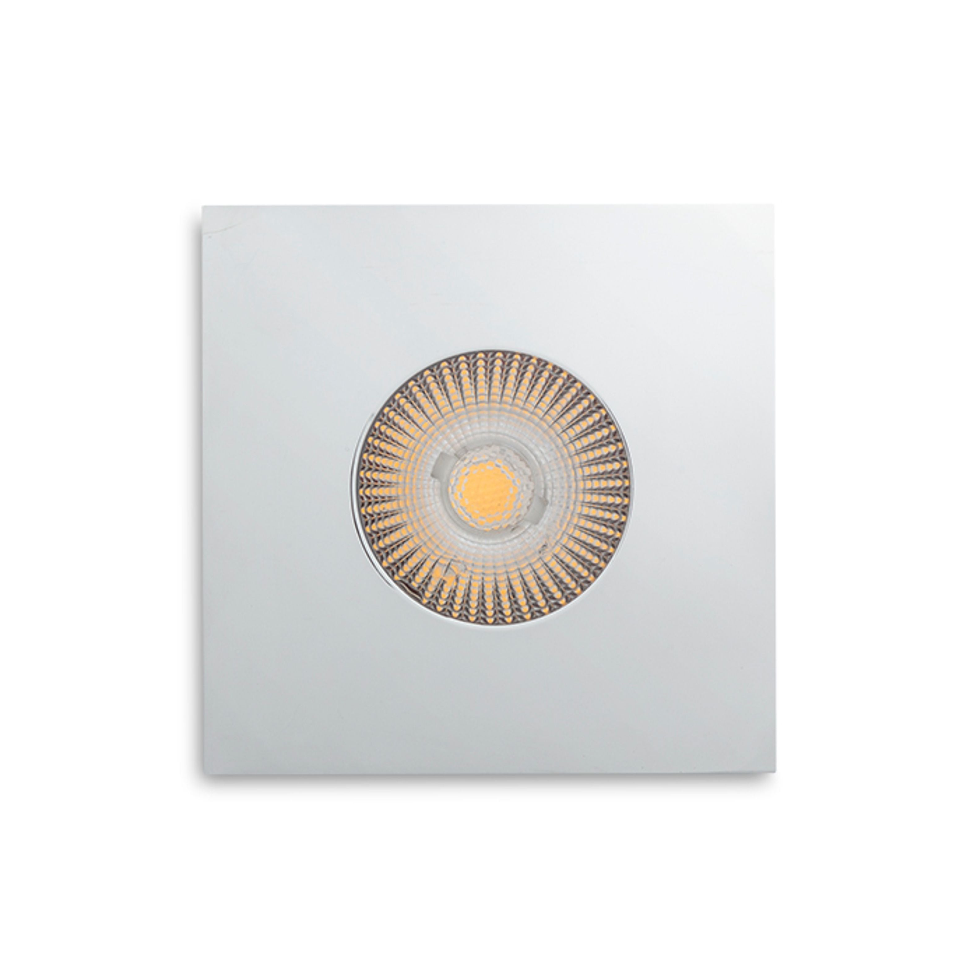 Corp de iluminat cu LED încastrat din aluminiu potrivit pentru medii umede în mai multe variante de, WATERBOY SQ crom 230V 10W 40° IP65 3000K