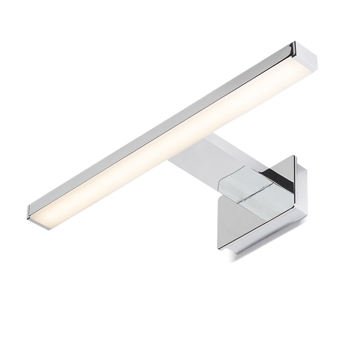 Corp de iluminat de baie de perete cu tehnologie LED, PALEA 300 crom 230V 4.4W IP44 3000K