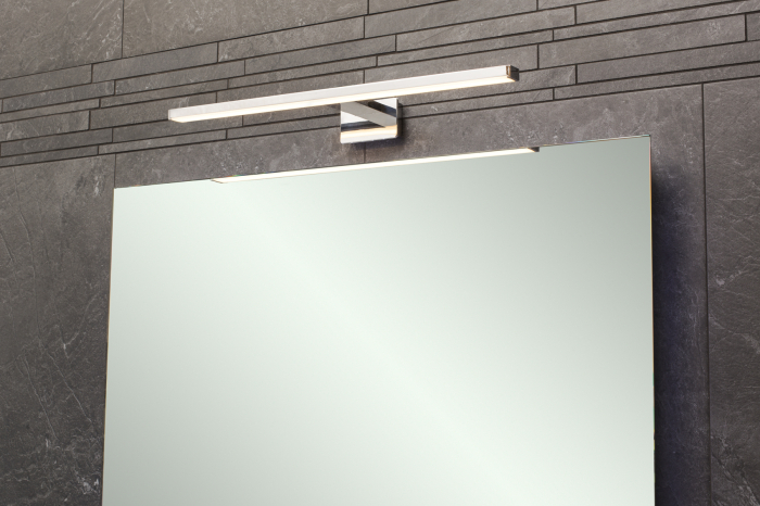 Corp de iluminat de baie de perete cu tehnologie LED, PALEA 500 crom 230V 7W IP44 3000K