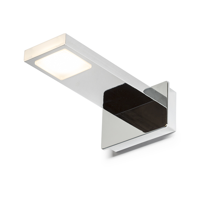 Corp de iluminat de baie de perete cu tehnologie LED, PARAGNA de crom 230V 5.7W IP44 3000K