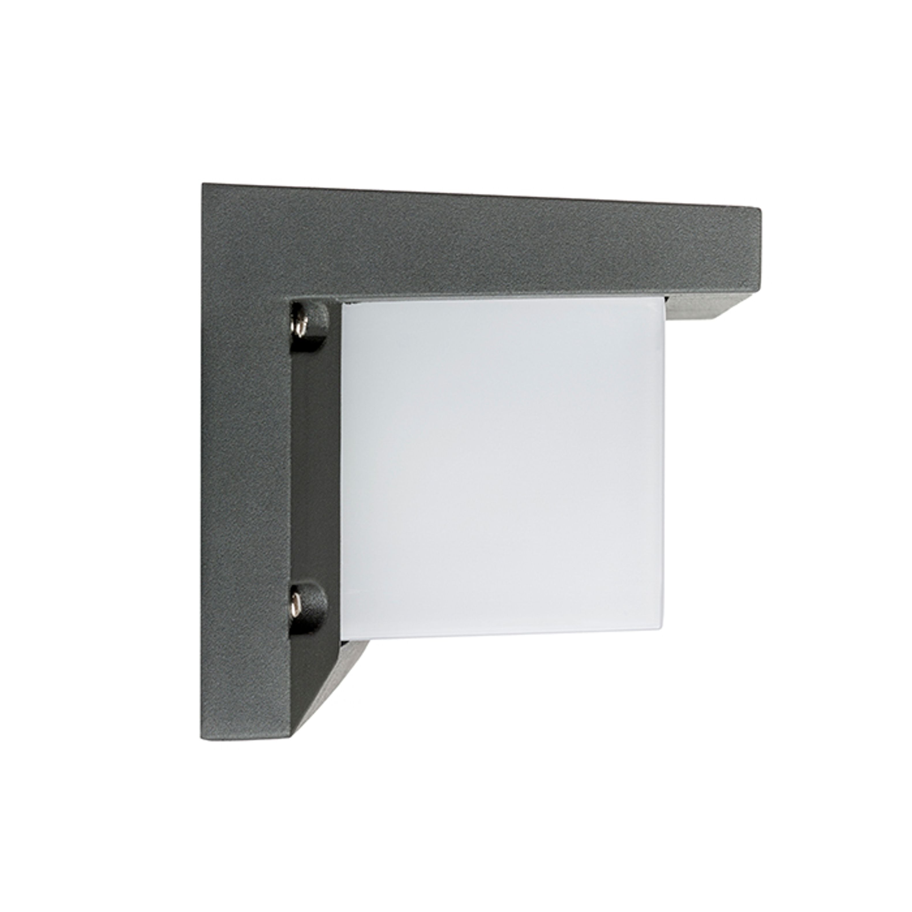 Corp de iluminat de exterior cu iluminare de direcție moale, potrivit pentru terase și intrările în, HIDE RC de perete antracit 230V LED E27 15W IP54