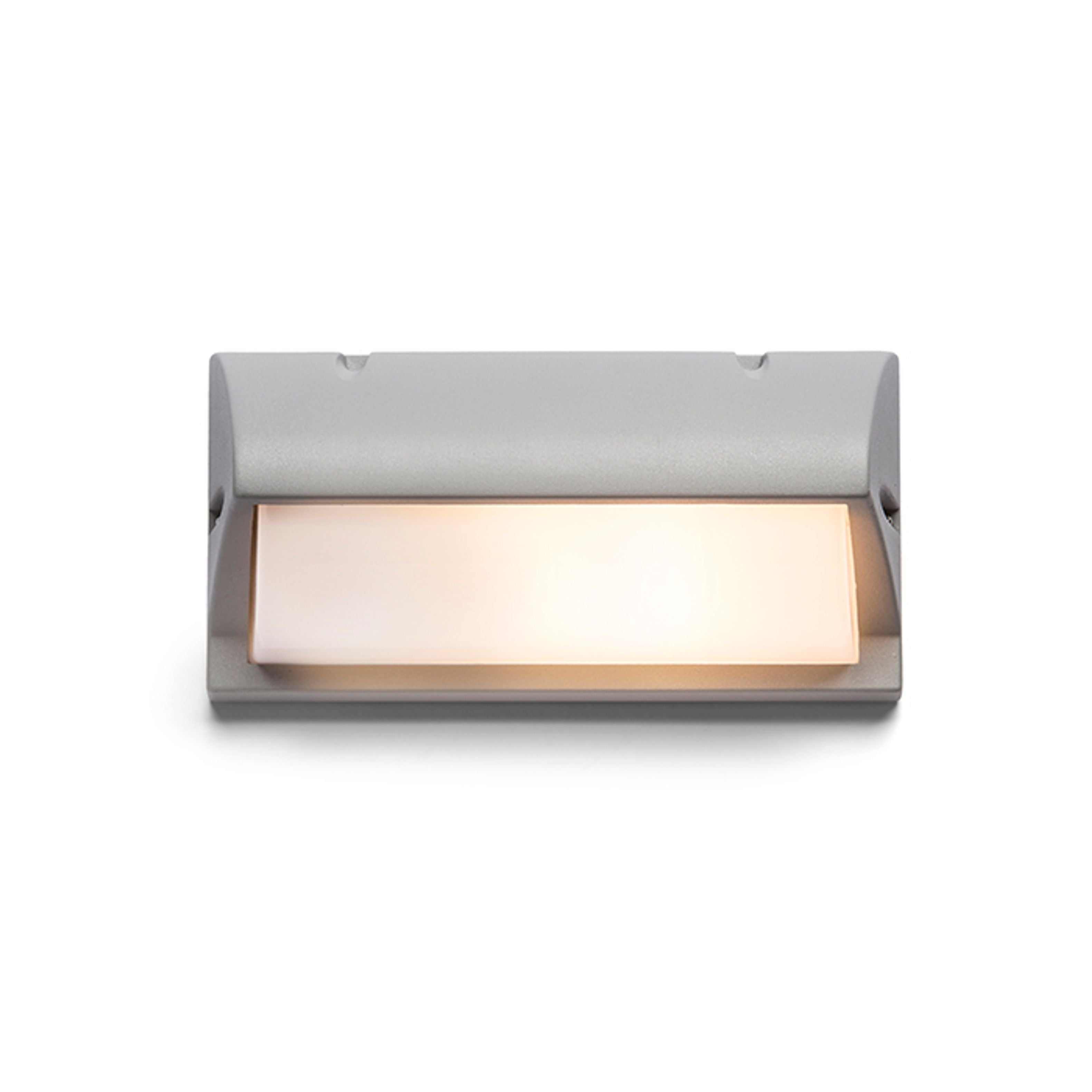 Corp de iluminat de exterior cu iluminare de direcție moale, potrivit pentru terasele și intrările, MORA de perete gri argintiu 230V LED E27 15W IP54