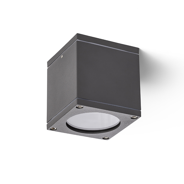 Corp de iluminat de exterior pentru bec reflector GU10, RODGE de tavan antracit 230V LED 8W IP54