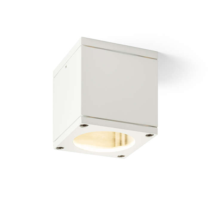 Corp de iluminat de exterior pentru bec reflector GU10, RODGE de tavan alb 230V 35W IP54