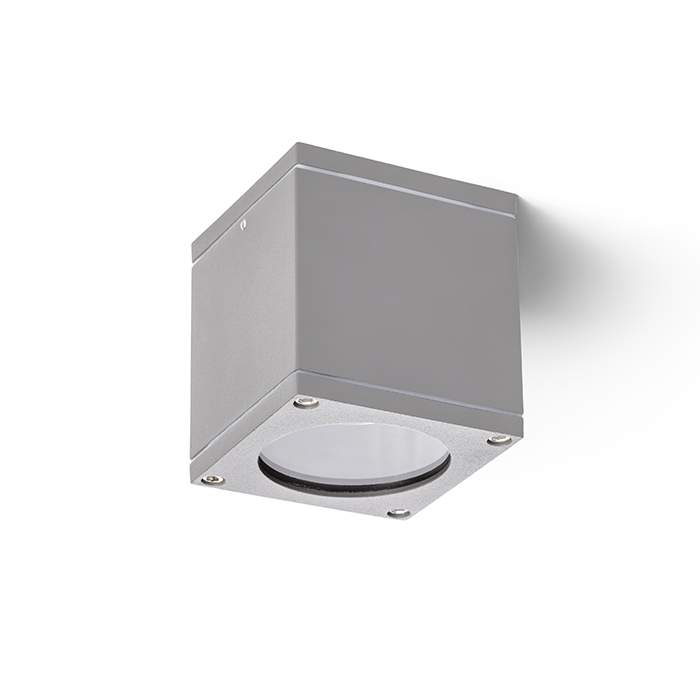 Corp de iluminat de exterior pentru bec reflector GU10, RODGE de tavan gri 230V LED 35W IP54