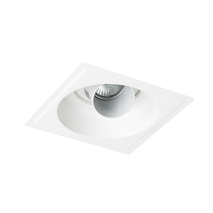 Corp de iluminat de gips încorporat cu reflector înclinat pentru sursă de lumină cu soclu GU5,3, DINGO TUB încastrat în rigips 12V LED 8W