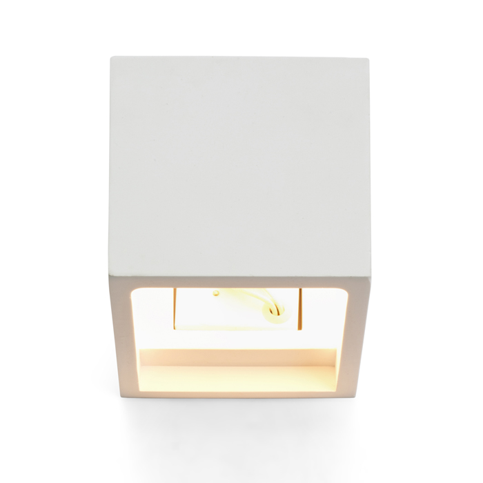 Corp de iluminat de perete din gips cu iluminare SUS / JOS JACK SQ, rigips, 230V, LED, G9, 5W