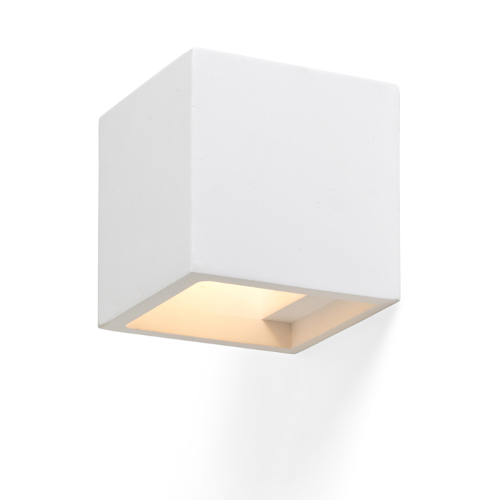 Corp de iluminat de perete din gips cu iluminare SUS / JOS, JACK SQ în rigips 230V LED G9 5W
