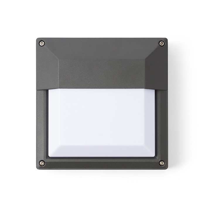 Corp de iluminat exterior, potrivit pentru terase și intrări în casă pentru sursă de lumină, DELTA 215 de perete antracit 230V LED E27 15W IP54
