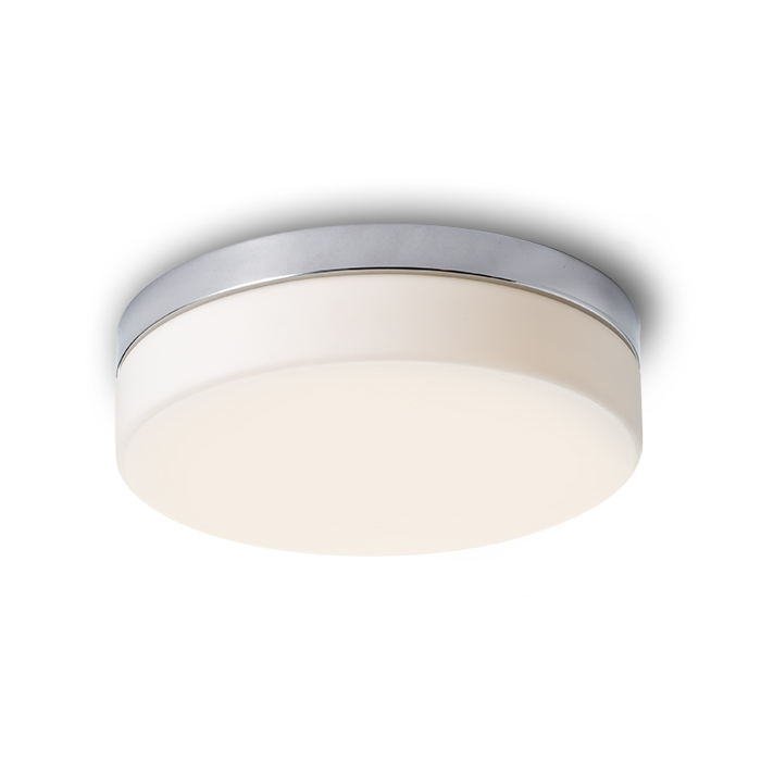 Corp de iluminat de tavan cu LED diode cu sticlă opală, AWE 33 de crom 230V 21W IP44 3000K