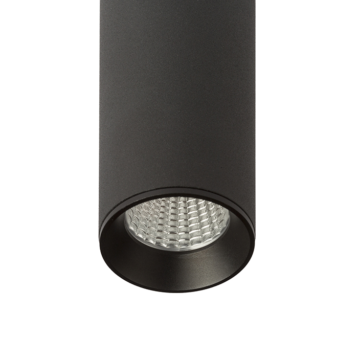 Corp de iluminat de tavan cu LED în patru variante de culori, RIGA 18 negru 230V 4W 38° 3000K