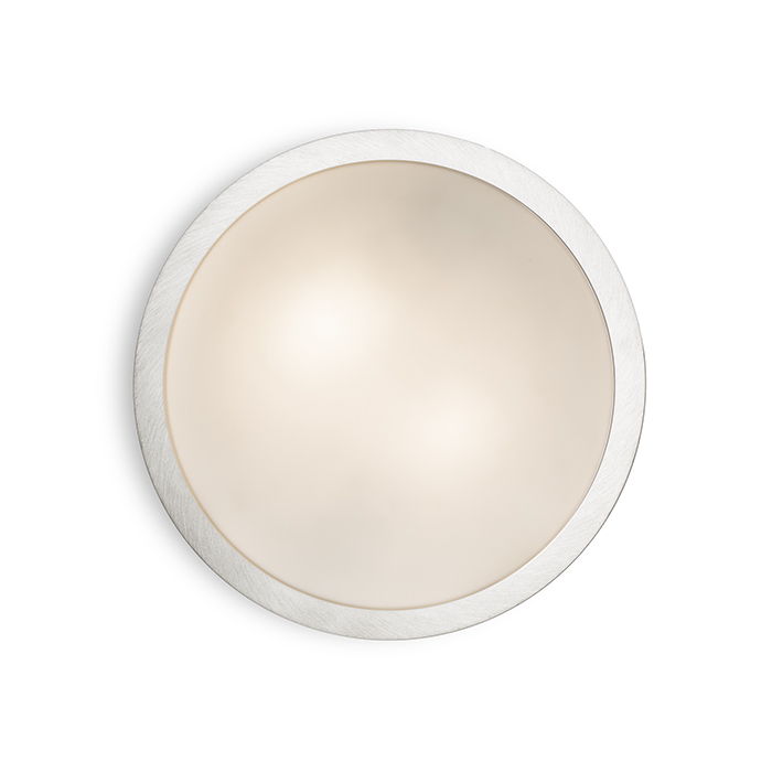 Corp de iluminat de tavan montat pe suprafață adecvat pentru medii umede, GORRA de nichel mat 230V LED E14 2x6W IP44