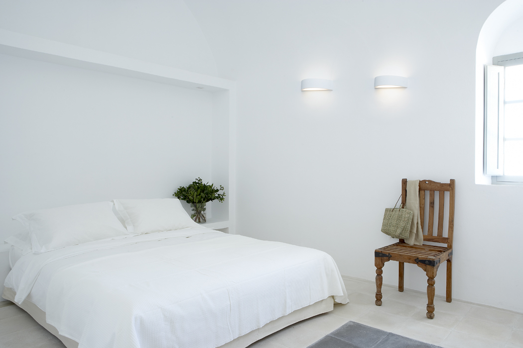 Corp de iluminat din gips de perete cu iluminare SUS / JOS, CRESCENT în rigips 230V R7s 78mm 12W