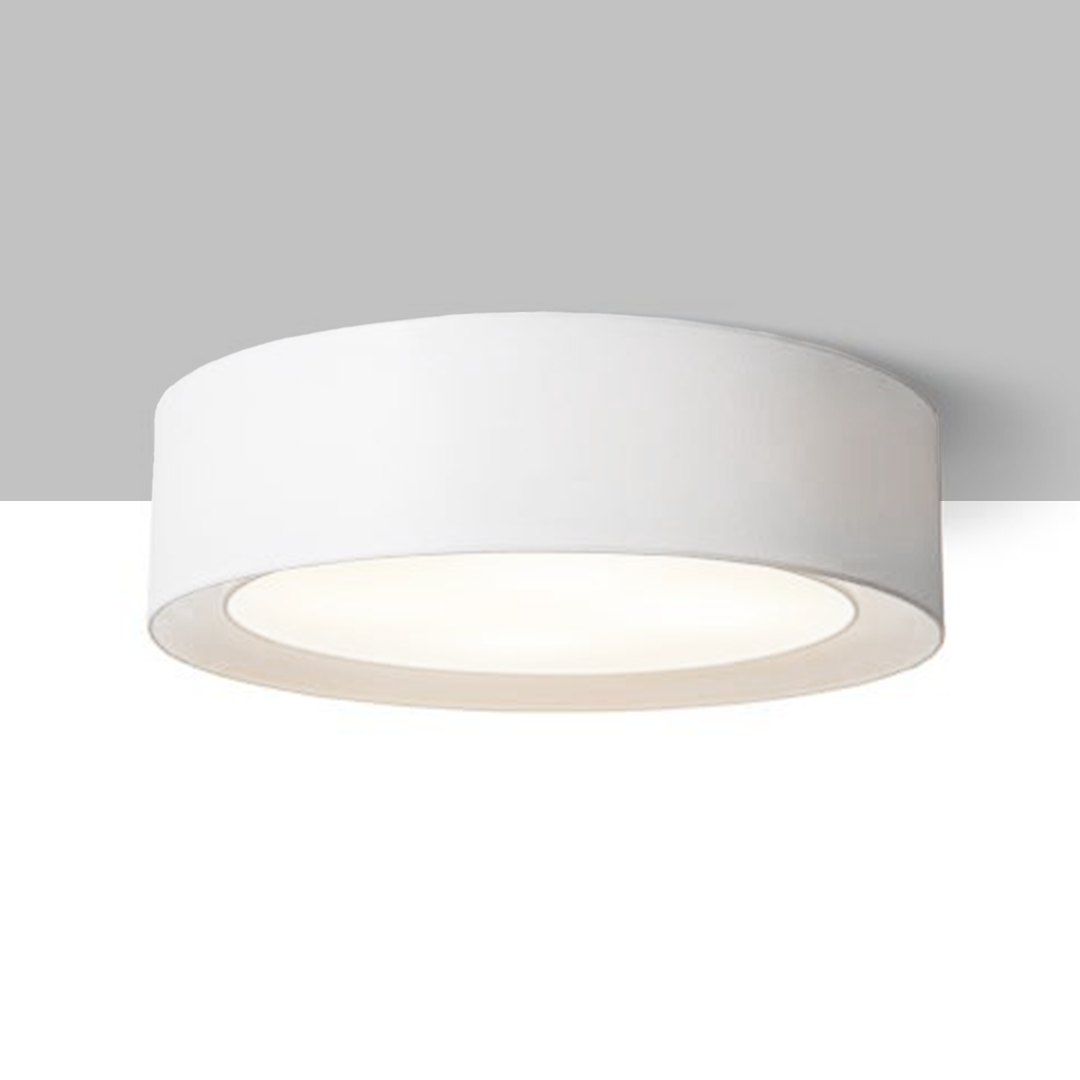 Corp de iluminat dublu circular pentru tavan cu patru surse de lumină E27, OTIS 60 TAVAN negru transparent/alb 230V LED 4x15W
