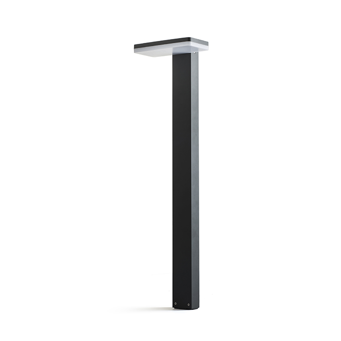 Corp de iluminat exterior cu suport LED cu iluminare în jos din aluminiu turnat sub presiune, cu, RINA standuri antracit 230V 12W IP44 3000K