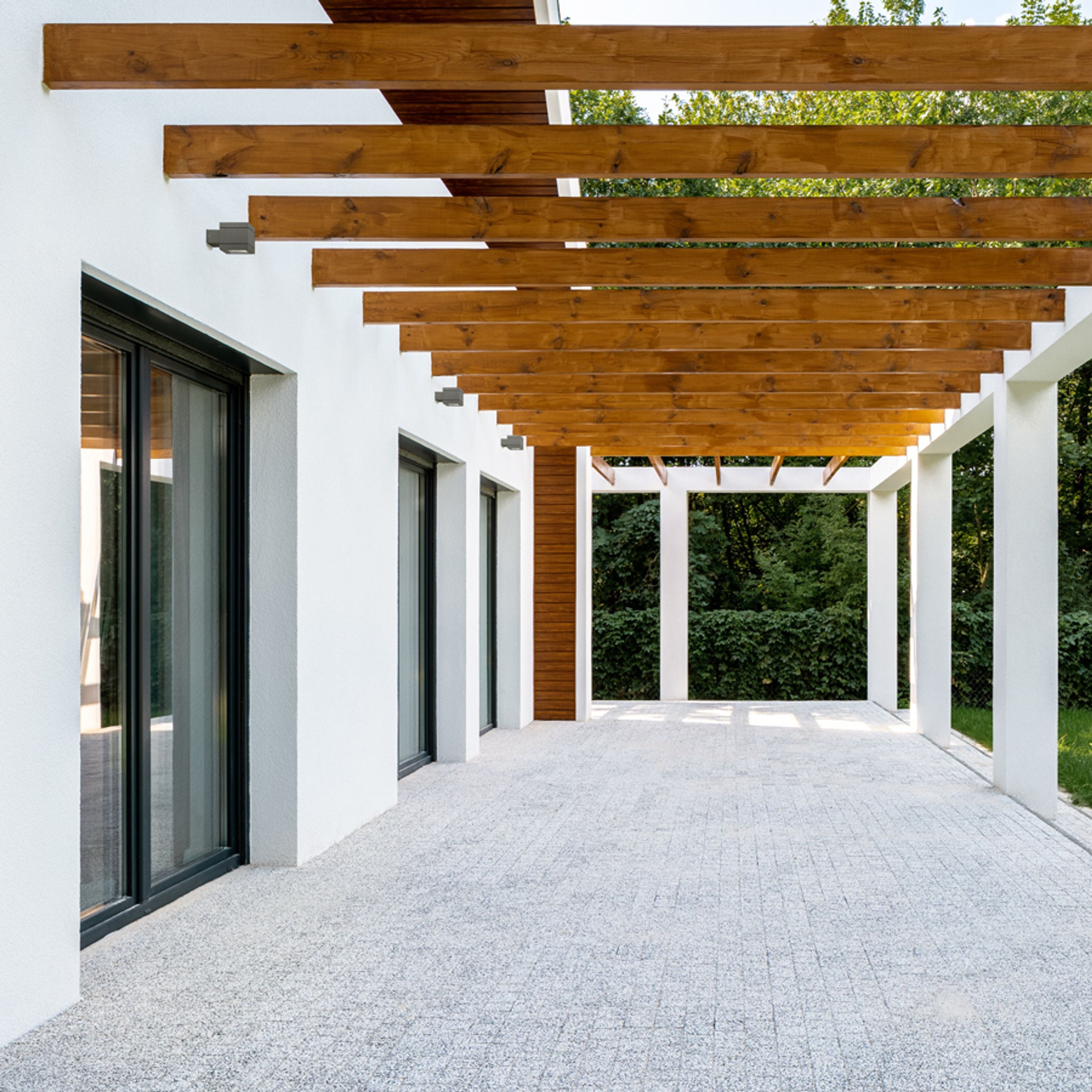 Corp de iluminat exterior de perete cu iluminare SUS / JOS cu vizoare de sticlă transparentă, TELO antracit 230V LED G9 5W IP44