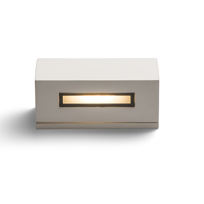 Corp de iluminat exterior de perete SUS / JOS, WOOP alb 230V R7s 78mm 12W IP54