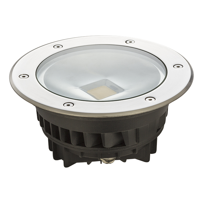 Corp de iluminat exterior încastrat în pământ cu LED diodă de mare putere, TERRA oţel inoxidabil 230V 20W 120° IP65 3000K