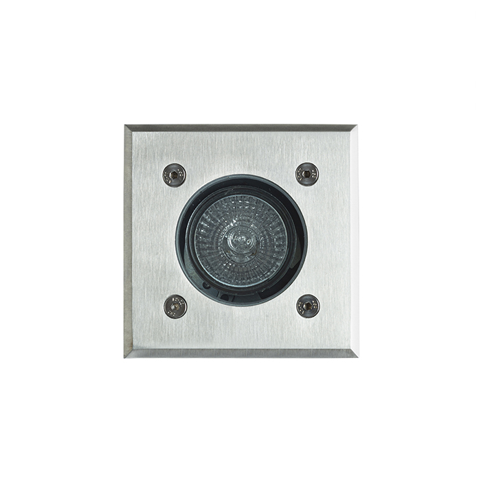 Corp de iluminat exterior încastrat în pământ, ORBU SQ 10 oţel inoxidabil 230V LED GU10 15W IP67