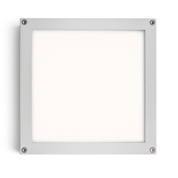 Corp de iluminat exterior montat pe suprafață cu tehnologie LED SCOTT, tavan, gri, argintiu, 230V, 9.8W, IP54, 3000K