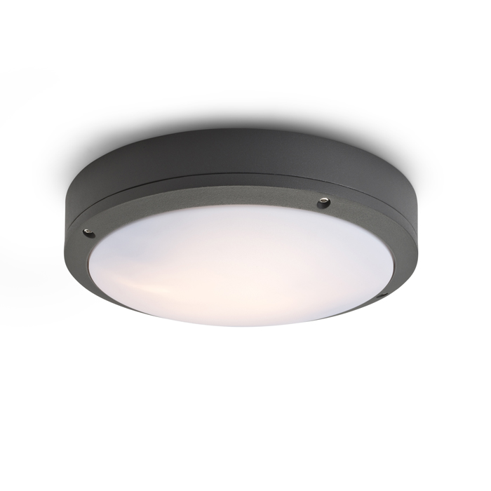 Corp de iluminat exterior pentru două surse de lumină cu economie de energie, SONNY de tavan antracit 230V LED E27 2x15W IP54