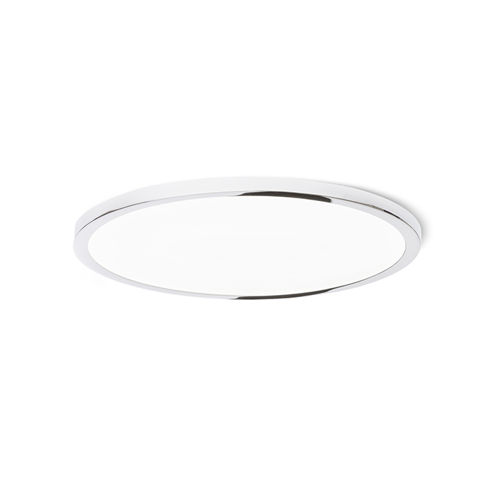 Corp de iluminat foarte subțire încastrat circular pentru LED-uri de înaltă luminozitate, HUE R 22 crom 230V LED 24W 3000K