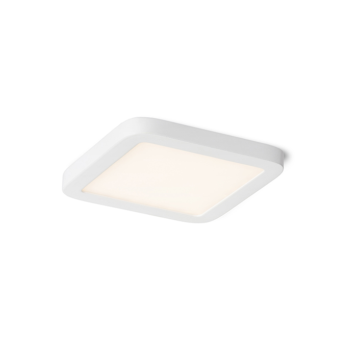 Corp de iluminat foarte subțire încastrat circular pentru LED-uri de înaltă luminozitate, HUE SQ 9 alb 230V LED 6W 3000K