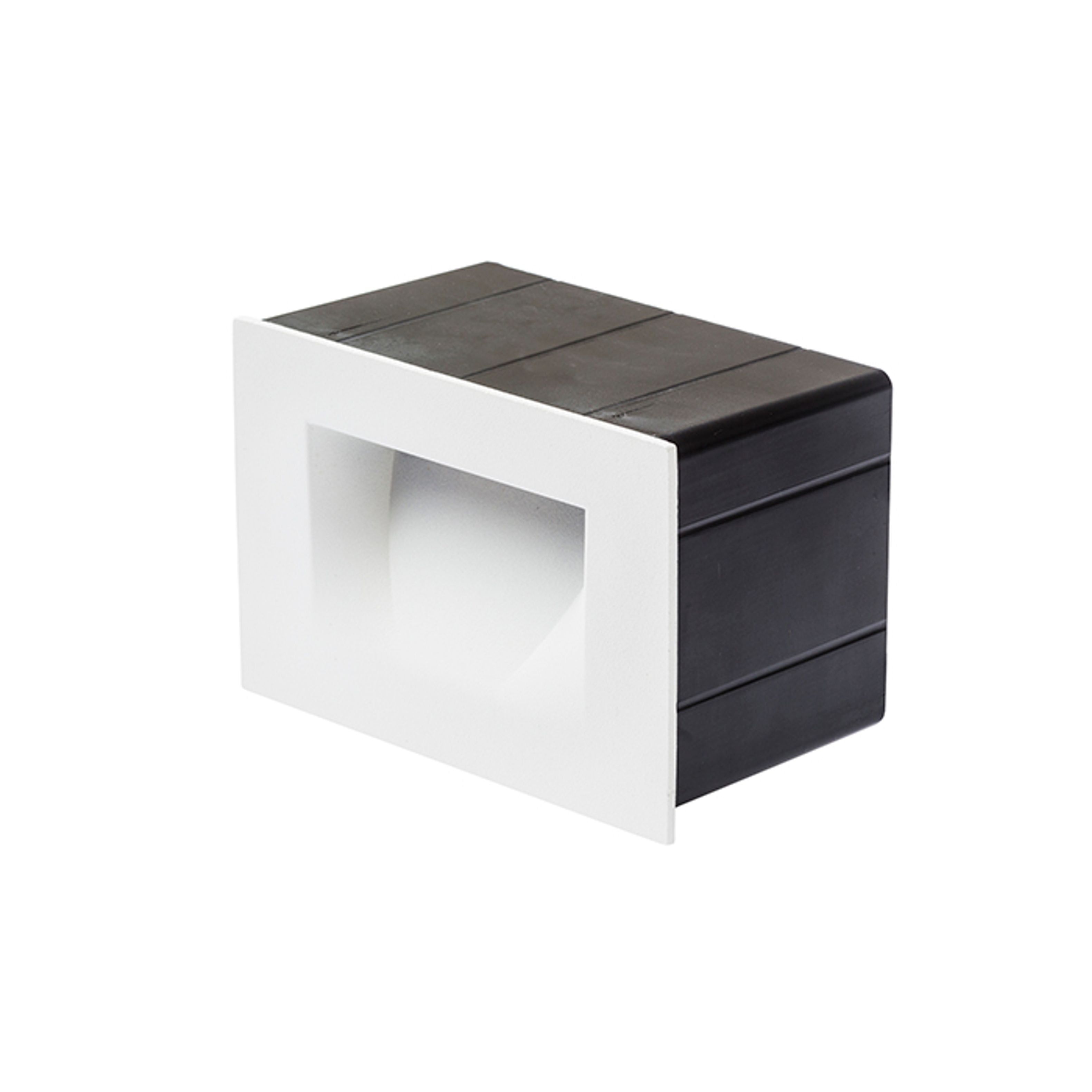Corp de iluminat încastrat de perete cu LED pentru iluminarea orientativă a trotuarelor, scărilor, PER alb 230V 3W IP54 3000K