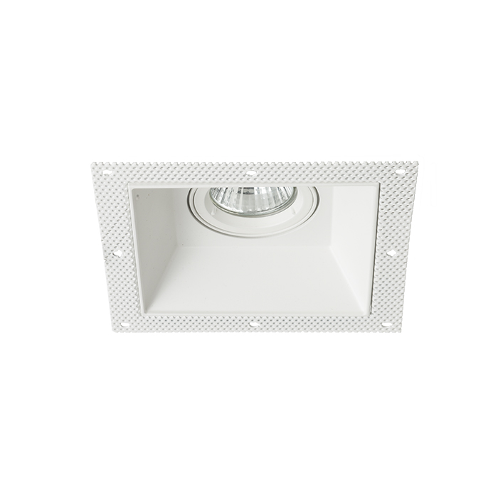 Corp de iluminat încastrat fără ramă pentru sursă de lumină cu soclu GU10, IPSO SQ frameless alb 230V LED 8W