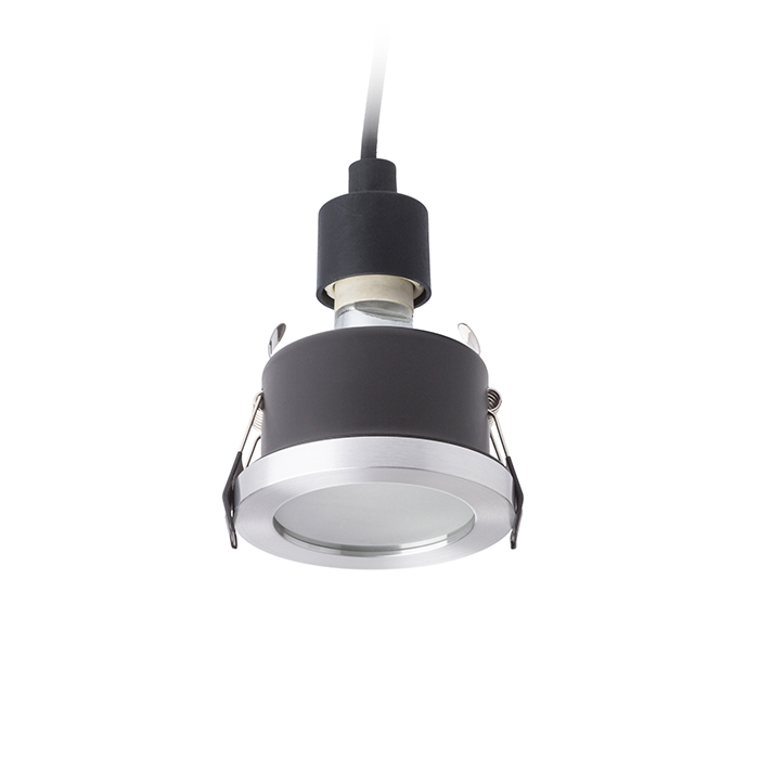 Corp de iluminat încastrat pentru montare în tavane din gips-carton, pentru lampă de bază GU10, MAJESTIC aluminiu 230V 35W IP44