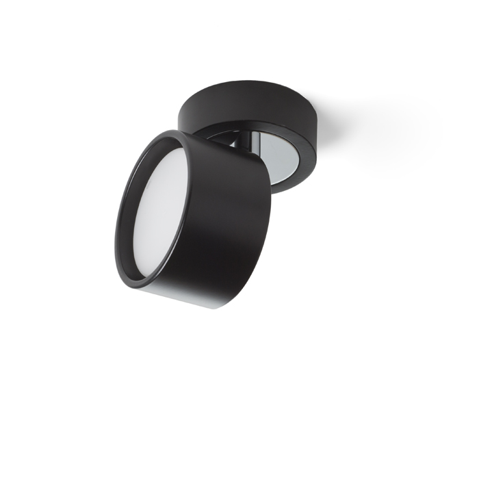 Corp de iluminat înclinabil pe bază, PIXIE directional negru crom 230V LED GX53 7W