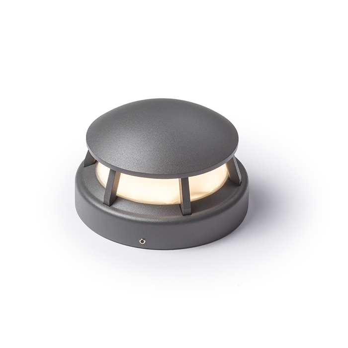 Corp de iluminat LED exterior cu iluminare laterală din aluminiu turnat sub presiune, FAROS antracit 230V 3W IP54 3000K