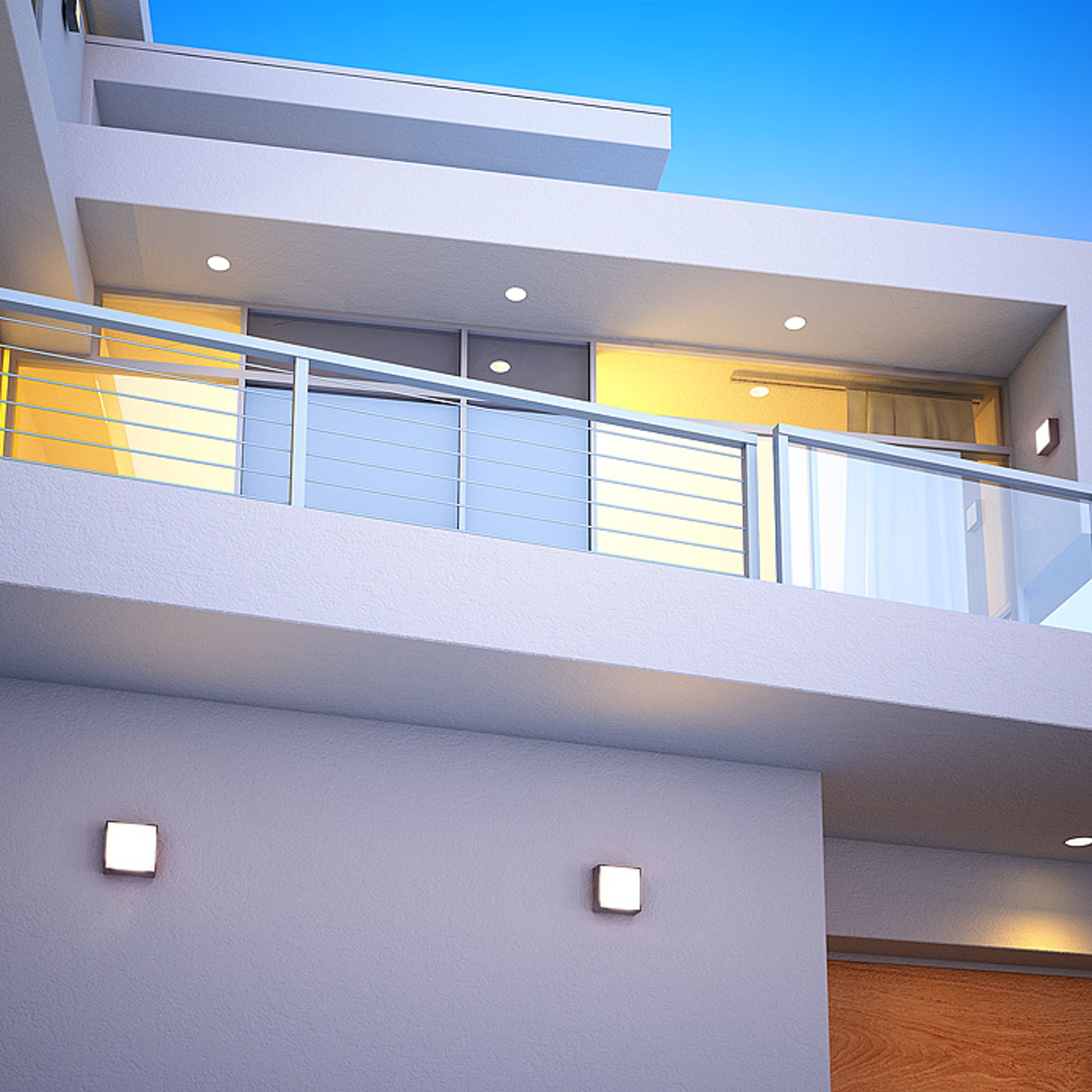 Corp de iluminat LED exterior din aluminiu turnat sub presiune cu difuzor opal, BONO montat pe suprafață antracit 230V 4W IP65 3000K