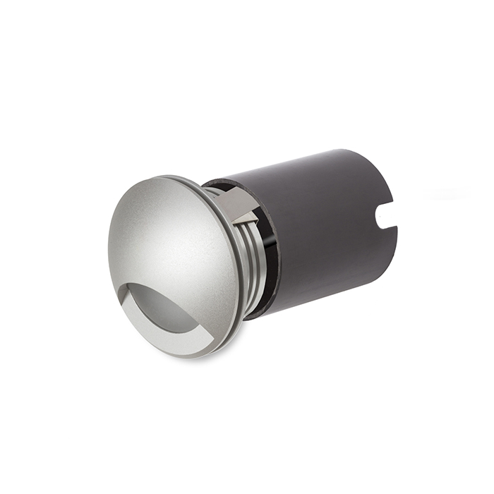 Corp de iluminat LED încastrat în perete, potrivit pentru iluminarea orientativă a coridoarelor și, CLUB IND gri argintiu 230V 3W IP54 3000K