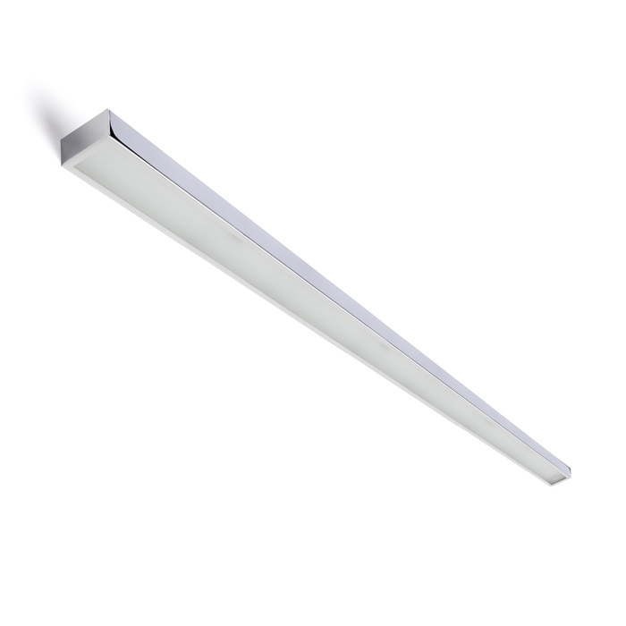 Corp de iluminat LED linear de perete cu iluminare SUS / JOS, MARINA LED 120 de crom 230V 25W IP44 3000K