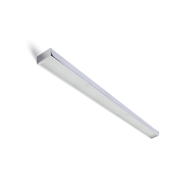 Corp de iluminat LED linear de perete cu iluminare SUS / JOS, MARINA LED 90 de crom 230V 19W IP44 3000K