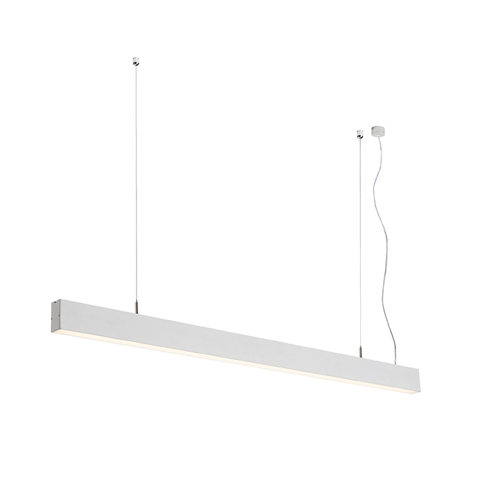 Corp de iluminat LED liniar agăţat, PESANTE 35 suspendat aluminiu anodizat 230V 40W 3000K