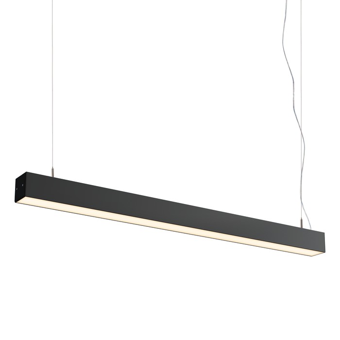 Corp de iluminat LED liniar agăţat, PESANTE 75 suspendat negru 230V 40W 3000K