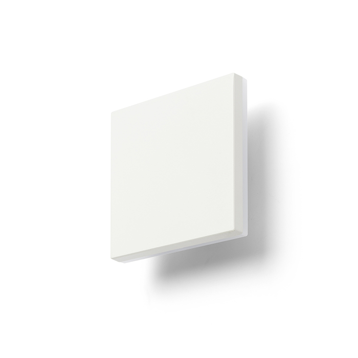 Corp de iluminat LED pătrat montat pe perete pentru iluminare indirectă prin reflectare din perete, ATHI de alb 230V 9.6W IP54 3000K