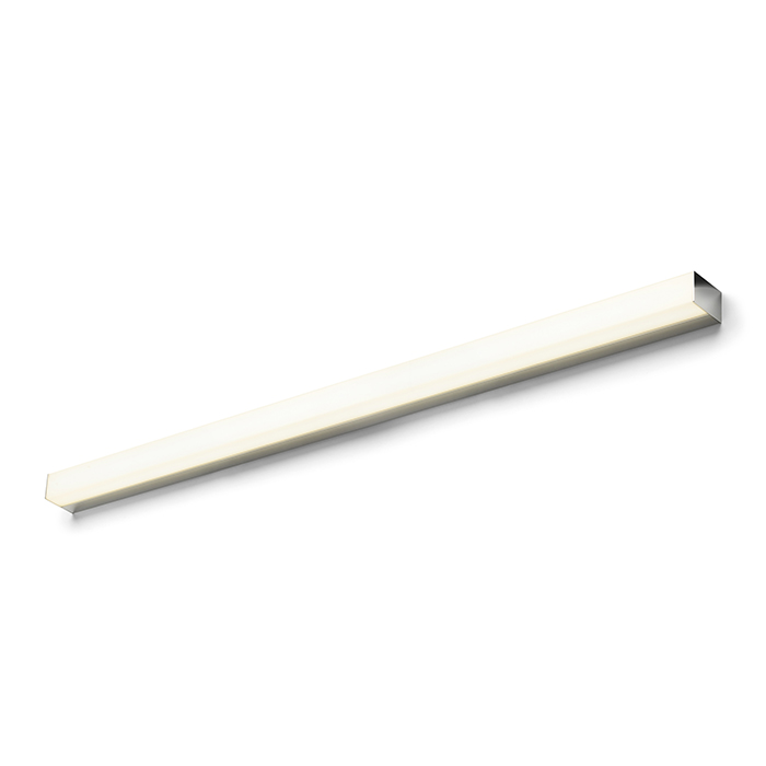 Corp de iluminat linear LED pentru baie, LEVIA 90 de perete crom 230V 18W 120° IP44 3000K