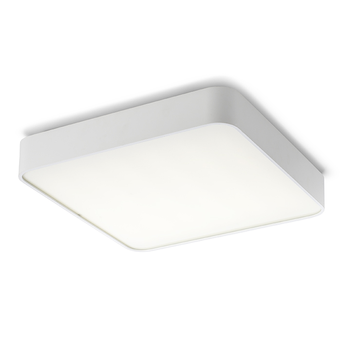 Corp de iluminat pătrat de tavan LED diode cu cadru din aluminiu, MENSA SQ 48 alb 230V 56W 3000K
