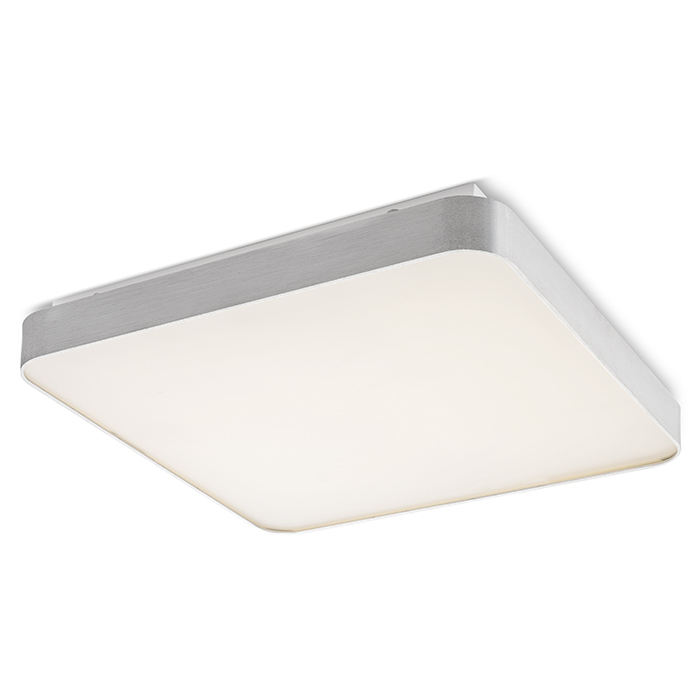 Corp de iluminat pătrat de tavan LED diode cu cadru din aluminiu, MENSA SQ 80 230V 138W 3000K