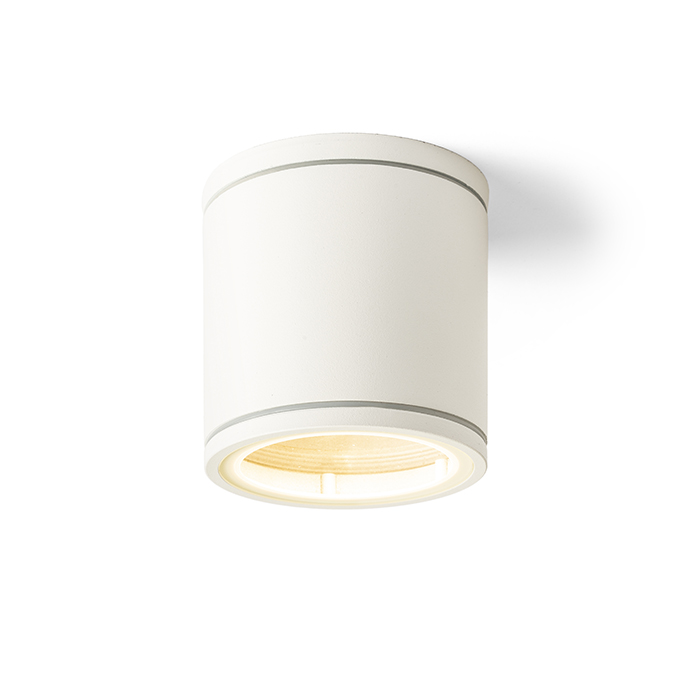 Corp de iluminat pentru exterior de tavan cu bec reflector GU10, LIZZI de alb 230V LED 8W IP54