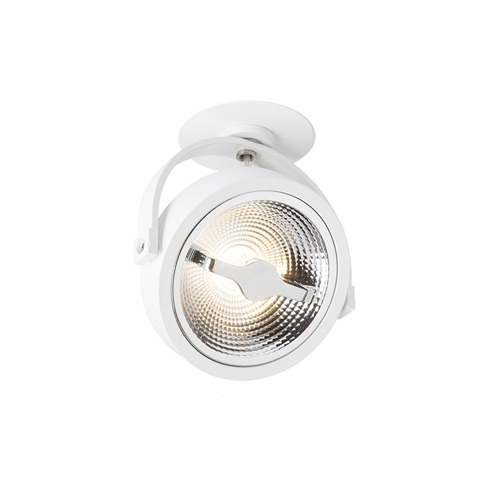 Corp de iluminat semi încastrat dimabil cu LED pentru tavan din plăci de rigips cu posibilitatea de, KELLY LED DIMM semi-incastrat alb 230V 12W 24° 3000K