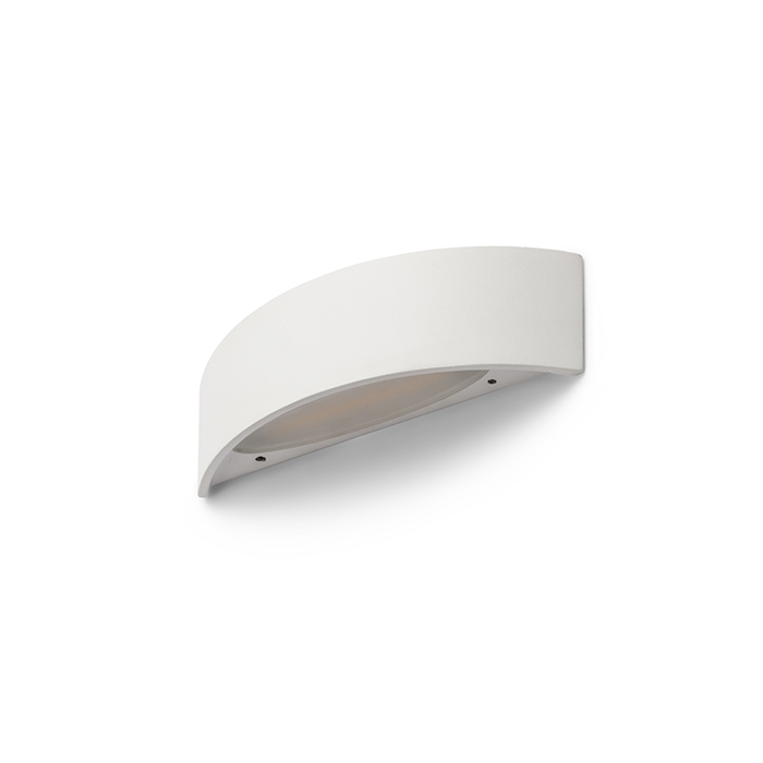 Corp de iluminat semirotund de perete pentru iluminare SUS / JOS, NAXOS alb 230V LED 6W 3000K