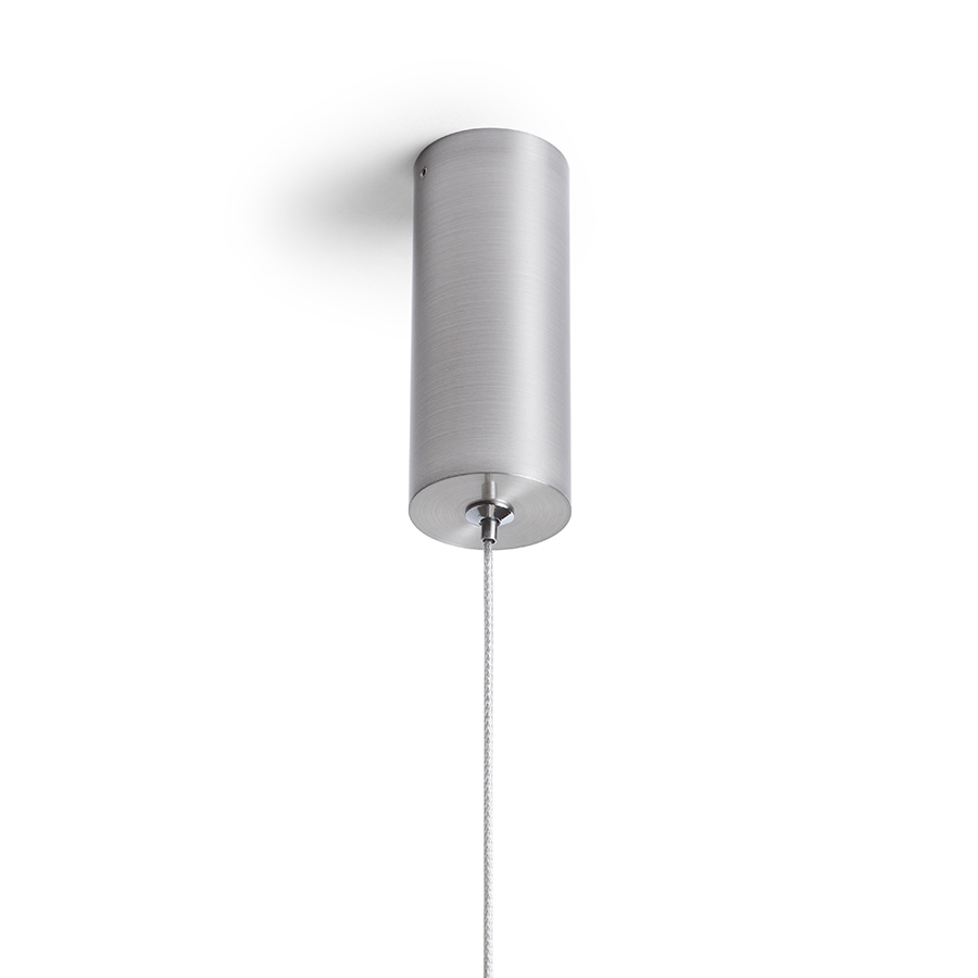Corp de iluminat suspendat cilindric cu LED, BOGARD nichel mat 230V 5W 40° 3000K